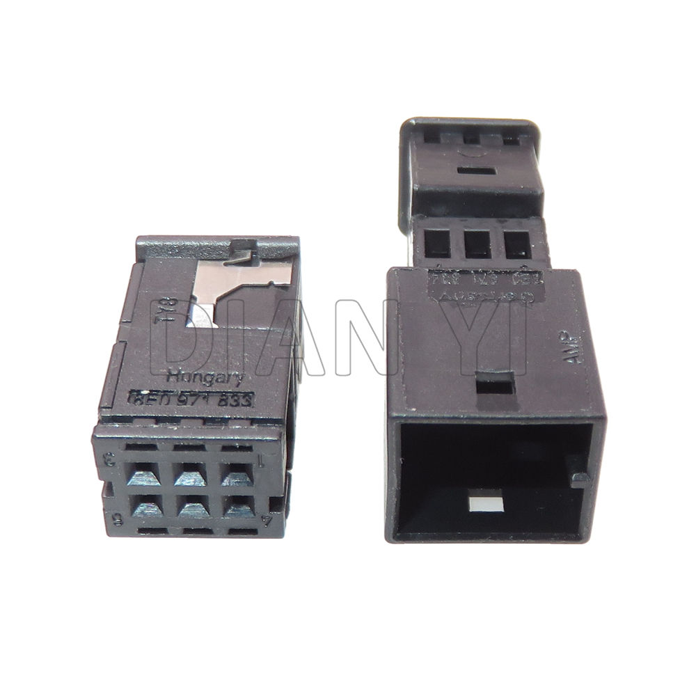 1 conjunto 6 way auto anti-reflexo espelho retrovisor conector 1418784-1 8e0 971 833 8e0 971 834 8e0971833 8e0971834 tomada de fio automático