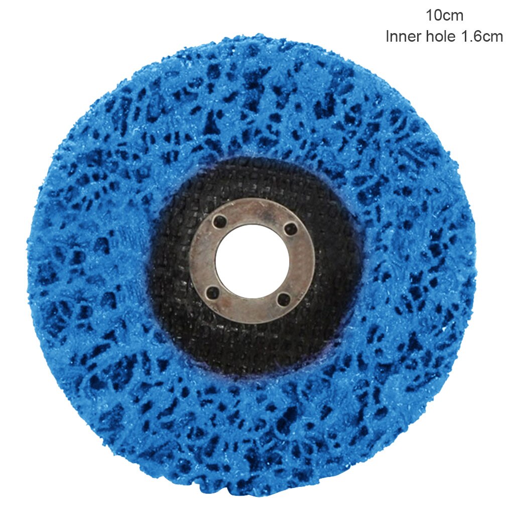 Sanding Wheel Paint Rust Removal Grinding Disc Stainless Steel Polishing Wheel Black 100mm 16mm Inner Hole: NO.2