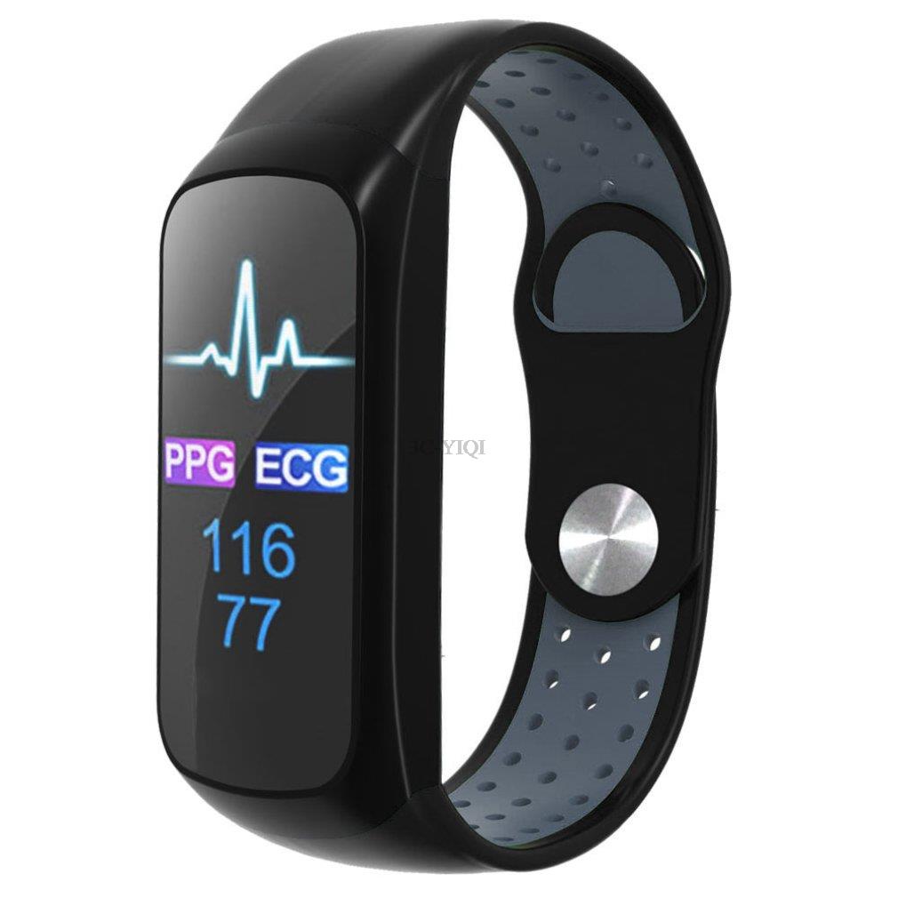 Ersatzarmband für samsung galaxy fit sm -r370 smartwatch, offizielles design, schwarze schnalle, sportarmband