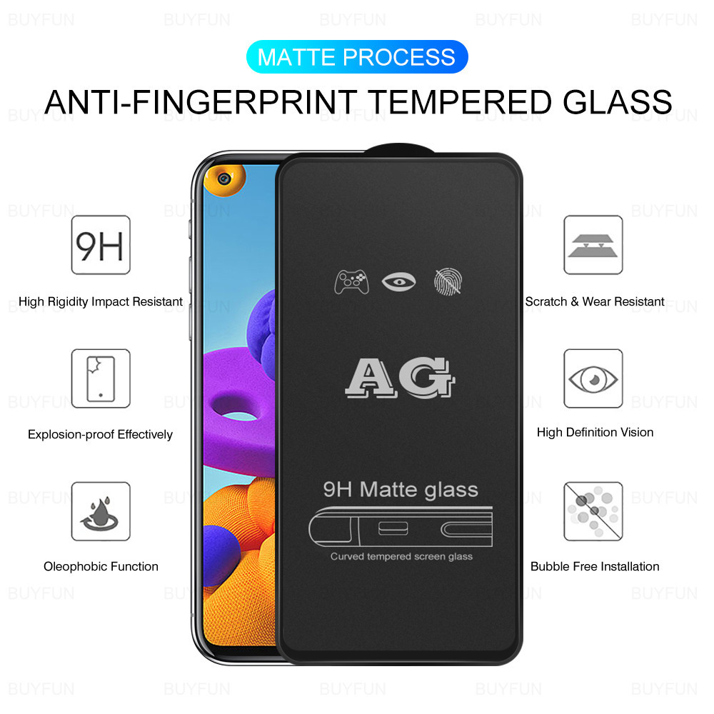 9D Volledige Lijm Matte Beschermende Glas Voor Samsung Galaxy A52 A72 A32 5G Een 52 73 32 Anti-vingerafdruk Frosted Screen Protector Film