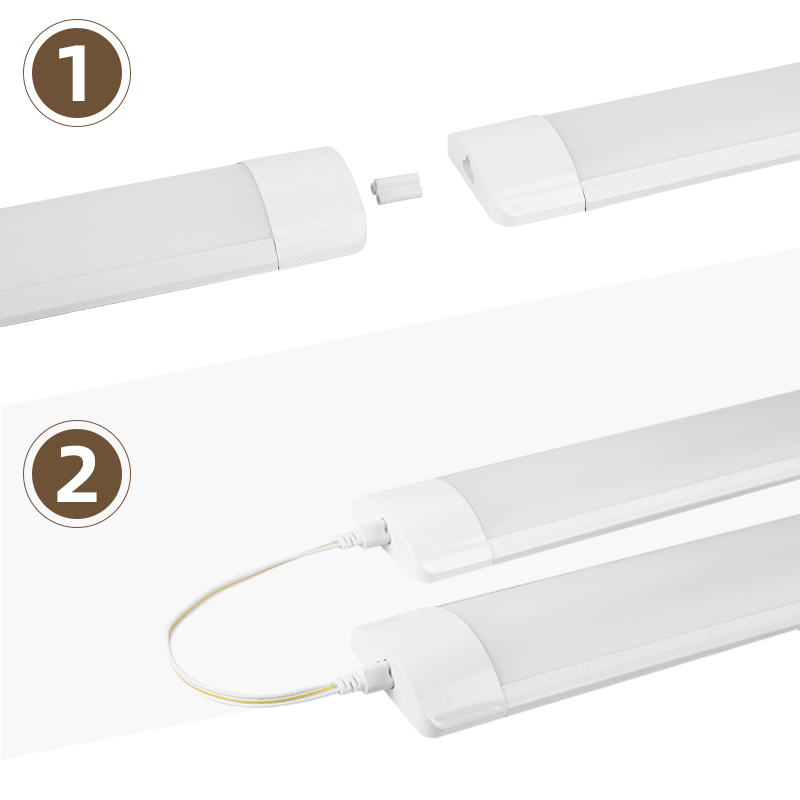 T5 T8 Tubo de luz LED 220V 30cm 60cm 120cm Lámpara de pared Bombilla Lampada 20W Tobe lampa 2FT 4FT Para el hogar Cocina interior Iluminación Lámpara de barra de luz fluorescente con tubo súper brillante