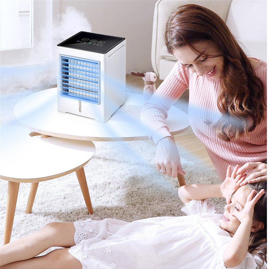 Air Cooler Portable Mini Air Conditionering USB Charging Air Conditioner Fan Mini Cooler Portable Small Air Conditionering #z