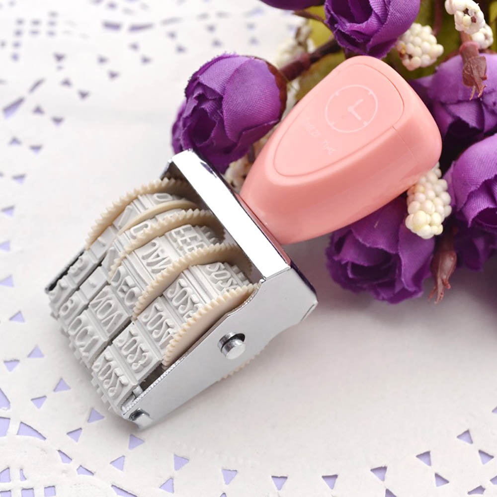 Rolling date stamp Vintage Monthly Month Year Date Home Album Iron Plastic