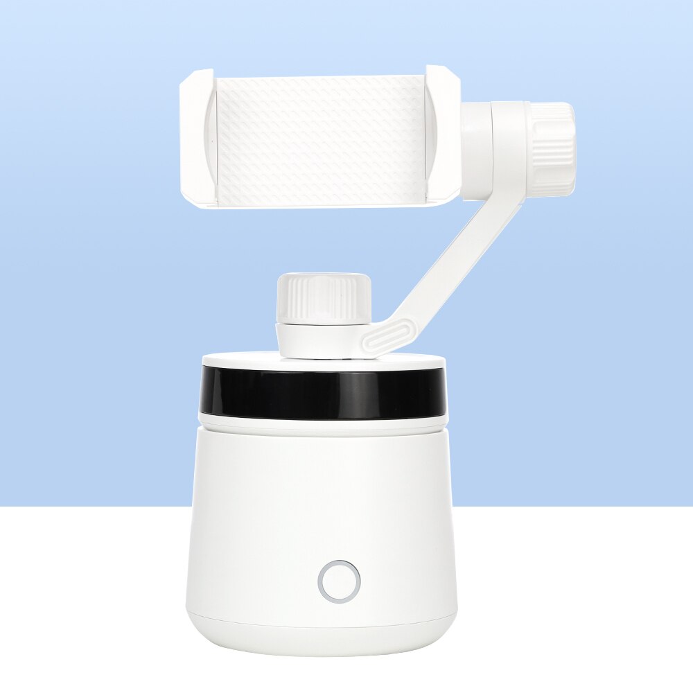 360° Face Tracking Gimbal Stabilizer - Smartphone Holder with Tripod - Bluetooth Remote Control - 1500mAh Battery: No Tripod B