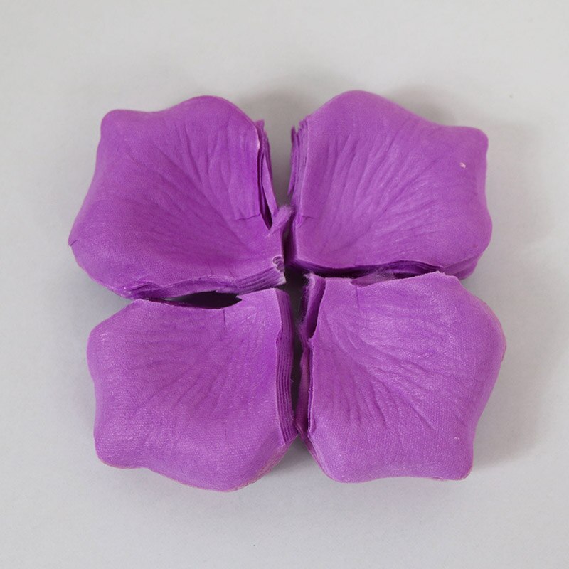 Pétalos de rosa no tejidos, decoración de color para de cumpleaños, boda, compromiso, alfombra roja, accesorios, 36g: Morado