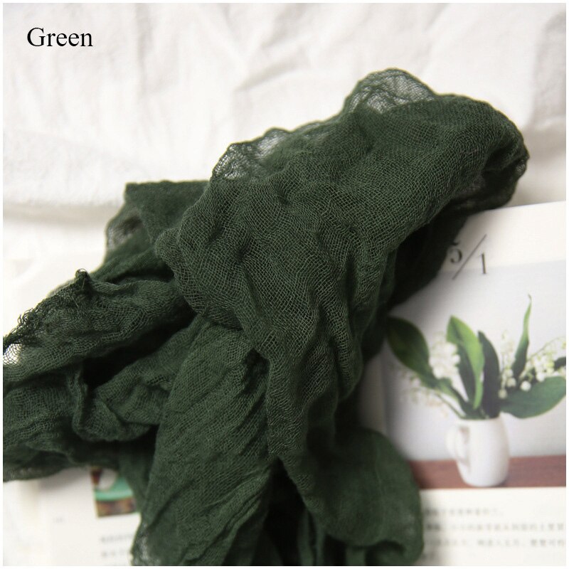 INS Photography Backdrops Cloth Soft Gauze for Beer Drink Fruit Food Photo Background Fotografia DIY Shooting Making Scene Props: Green