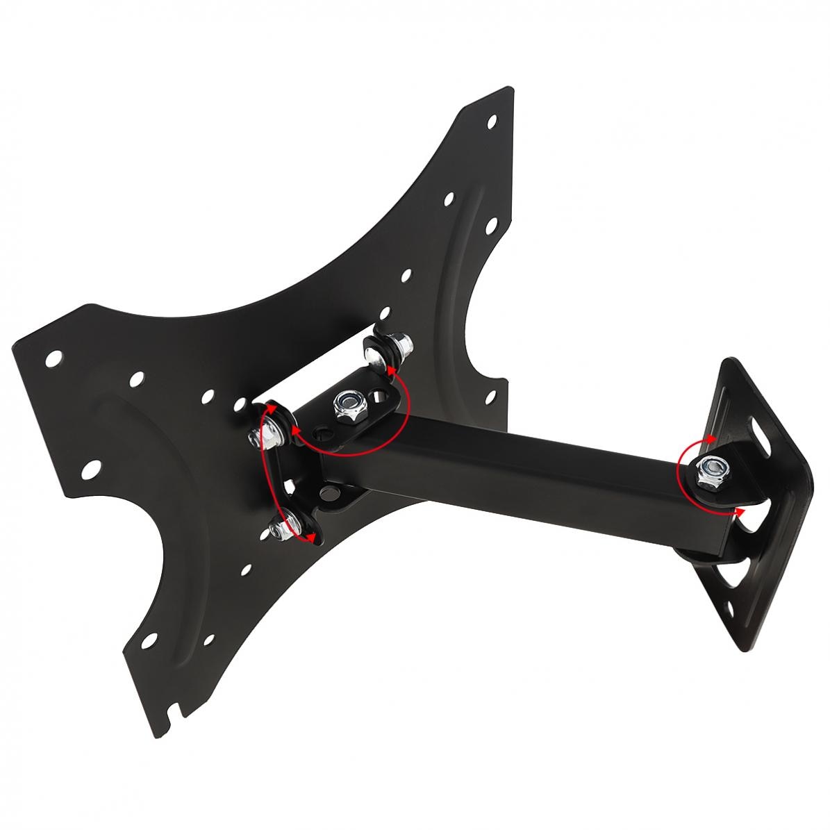 35KG Adjustable TV Wall Mount Bracket Flat Panel TV Frame Support 15 Degrees Tilt for 14 - 42 Inch LCD LED Monitor Flat Pan