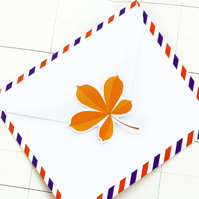 46 pcs/pack The Leaves of Autumn Label Stickers Set Decorative Stationery Stickers Maple leaf decoration stickers