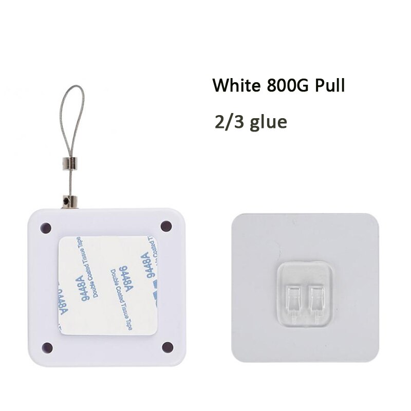 Automatic Door Closer For Drawers Sliding Door House Kitchen Door Closers Bracket Door Closer Household Gadgets Tools Punch-Free: White 800G Pull