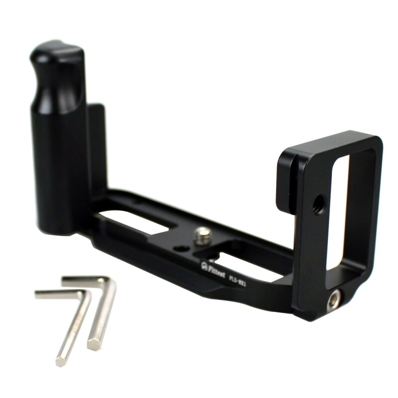 FITTEST FLS-RX1 Verticale Shoot Quick Release L Plate Bracket Base Houder voor Sony RX1 (Zwart) Materiaal aluminium