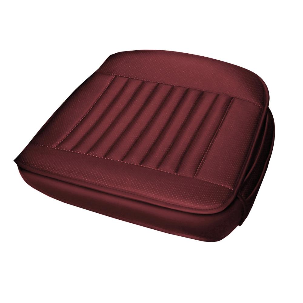 Cojín grande para asiento de coche, silla de hogar, silla de automóvil, cojín de cubierta de alivio cómodo, alfombrilla: Wine Red