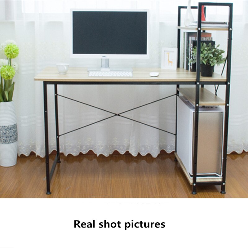 Simple carbon steel frame desktop computer desk ho... – Vicedeal