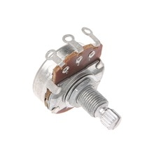 A500K Potentiometer Splined Pot Electric Guitar Bass Effect Amp Tone Volume Shaft15mm Parts Diameter24mm Y4UB