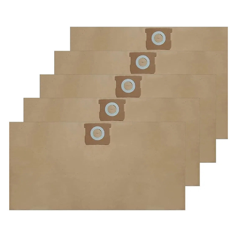 A52q- dxva 19-4104 reservdammsugningspåsar, 8- pack för 5 to våt-/torrdammsugare à 8 gallon, engångsdammsugningspåsar för verkstad, dammuppsamling