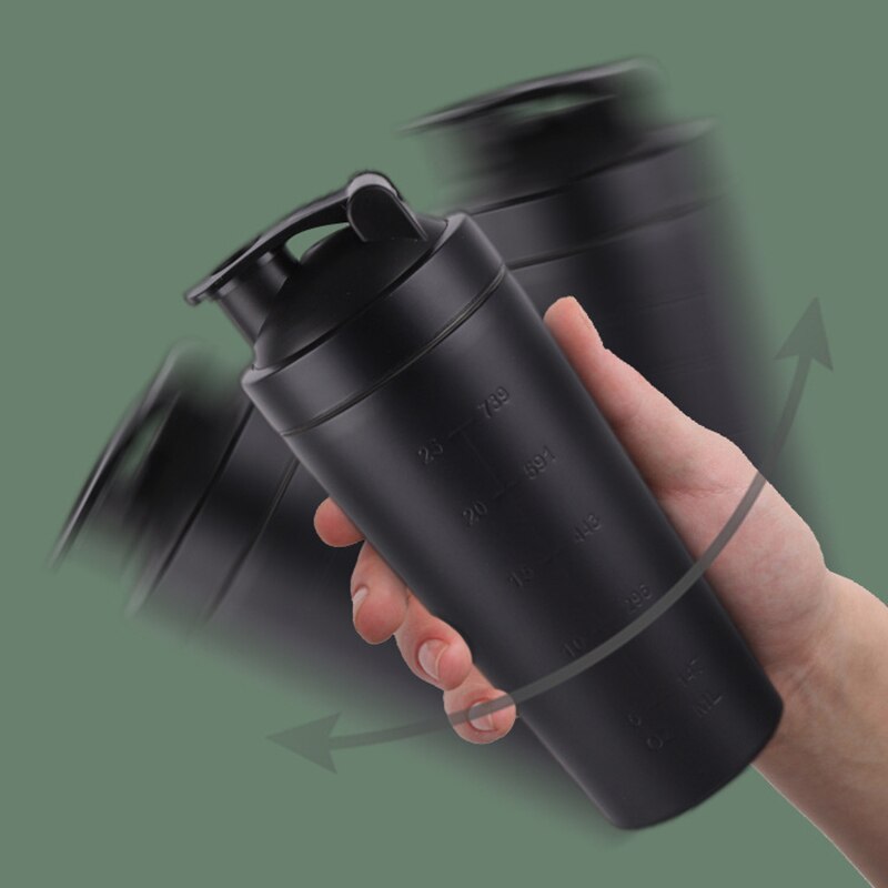 Termo de acero inoxidable de 1L, taza de café y cerveza, agitador deportivo, botellas de agua, licuadora de nutrición para gimnasio, taza de agua al vacío