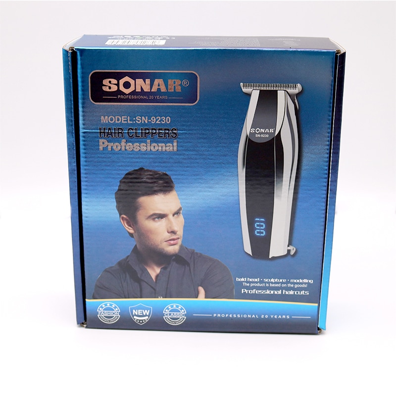 Powerful hair trimmer men beard hair clipper edger cordless electric hair cutting machine haircut barber shop