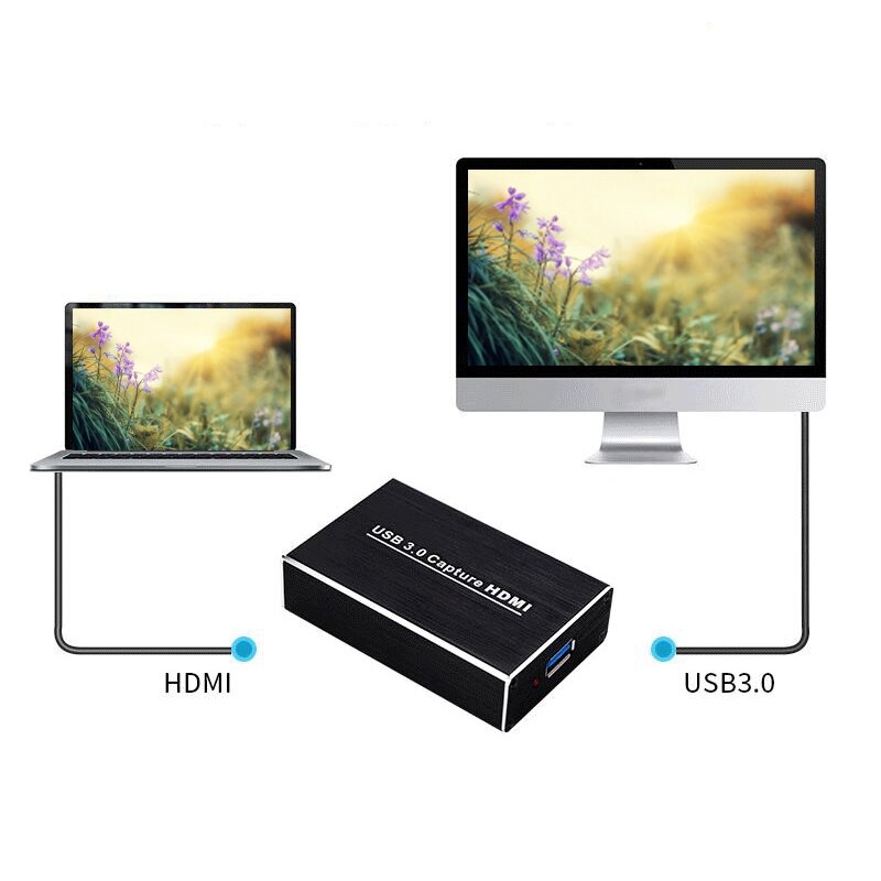 HDMI USB3.0 HD Video Capture Card 4K Video Capture Box for PS4 Nintendo Switch