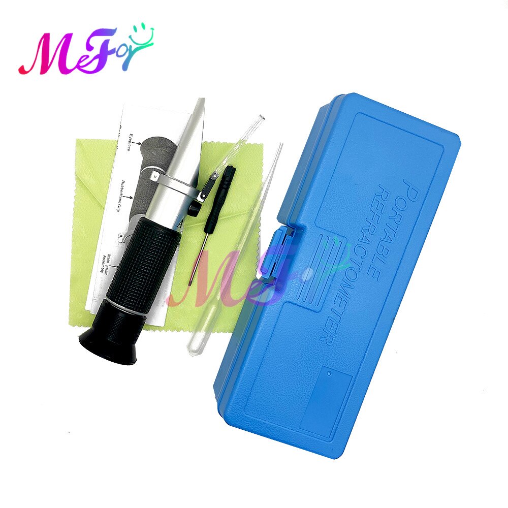 Brix Refractometer 0~32% 0~20% 0~50% Optical Sugar Food Beverages ATC Content Meter Tool Test Handheld Brix Meter Tester