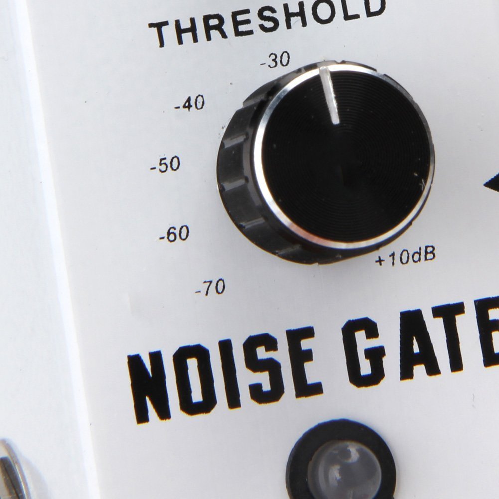 Rowin Noise Gate Noise Reduction Suppressor Guitar Effect Pedal 2 Modes True Bypass Aluminum Alloy Shell Guitar Accessories