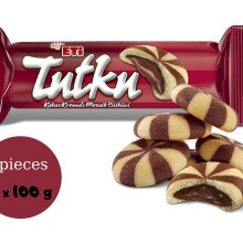 KAKAO KREMALI KITIR MOZAİK BİSKÜVİ İÇİ AKIŞKAN KREMALI LEZZETLİ ATIŞTIRMALIK 4/8/16/32/48 'Li PAKETLERİYLE LEZZET KÜPÜ: 4 sztuk Cocoa krem Biscuits