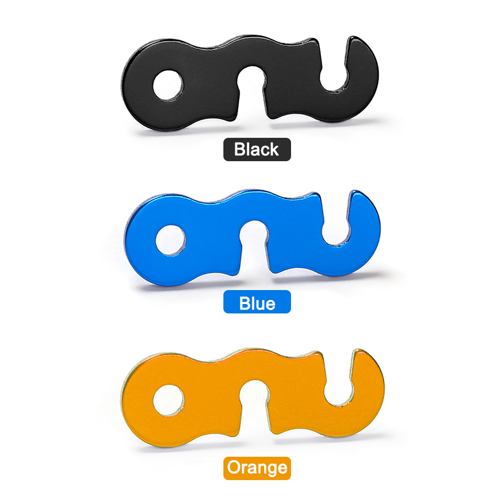 Cordon de corde de tente de Camping réglable, boucle Type S, tendeurs, Kit de fixation, accessoires de sécurité pour tentes de Camping en plein air, 10 pièces