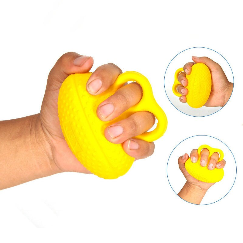 Portable Silicon Hand Grip PU Ball Gripping Ring Carpal Expander Finger Trainer Grip Strength Training Power Ball Hand Gripper