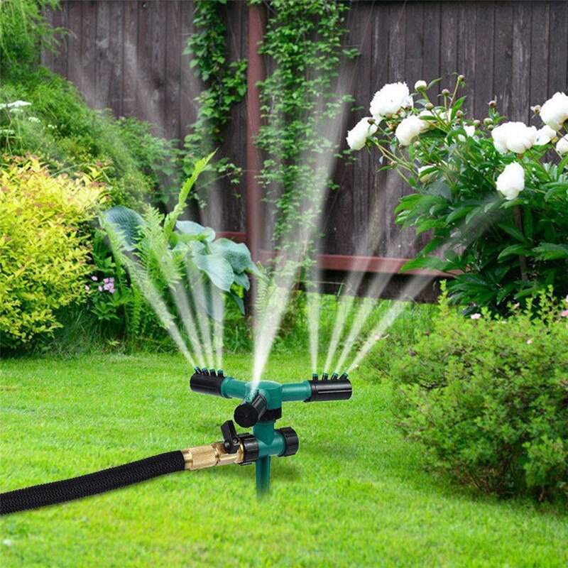 360 degrees Garden Floor Outlet Sprinkler Autogiration Sprinkler Lawn Garden Vegetable Garden Sprinkler