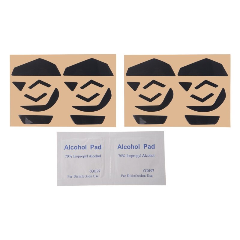 4 sets 0.6mm muismatten, muismatten en stickers voor logitech  g502-  l4md