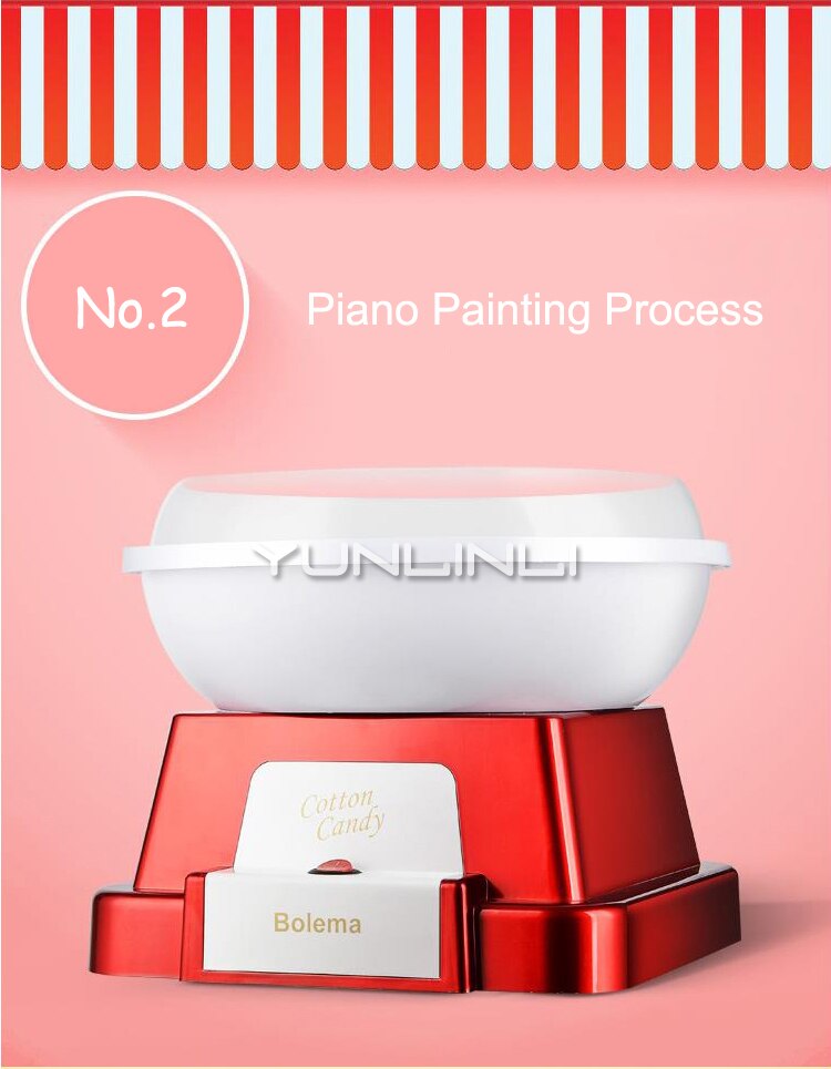 Household Cotton Candy Machine Full-automatic Mini Candy Floss Machine Mini Cotton Candy Maker for Children BLM-02