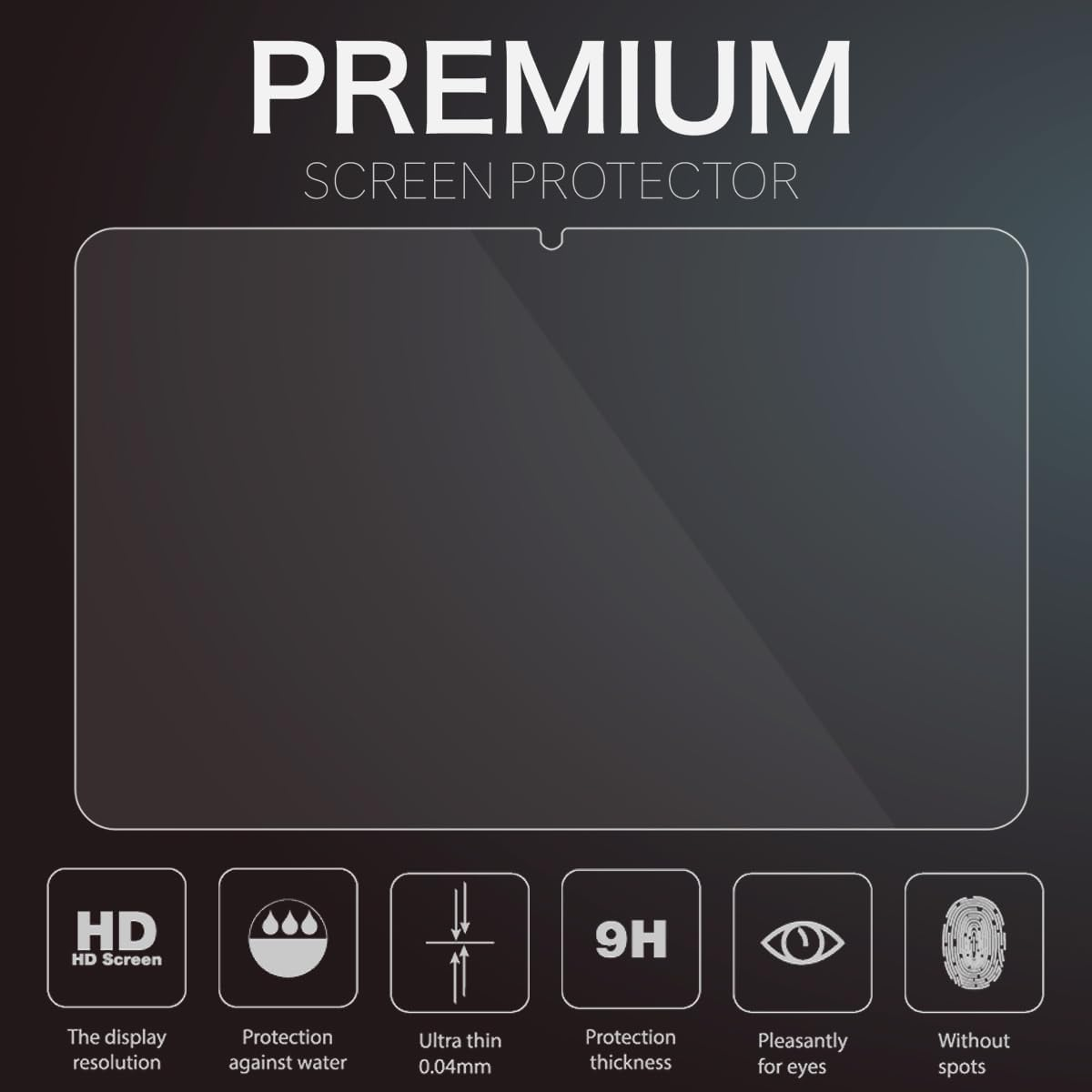Für Teclast P40HD 10,1 Zoll gehärtetes Glas Displayschutzfolie 2022 Tablette Sceatch nachweisen HD klar Blase kostenlos Schutzfolie