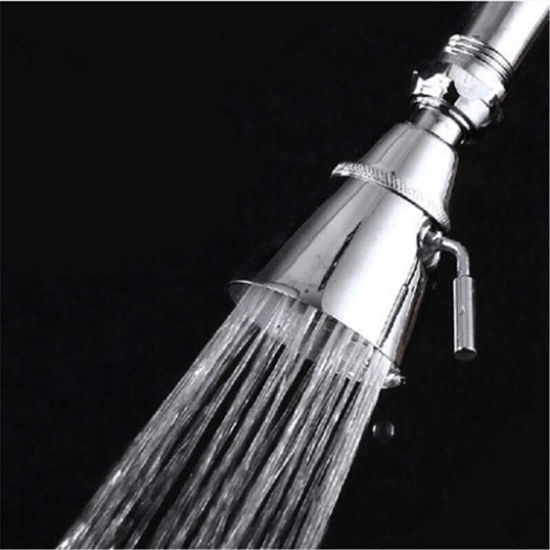 Chromed brass shower head shower nozzle high pressure Water Saving Shower Nozzle for Hotel school bathroom