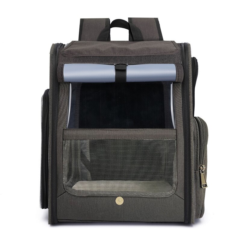 Mochila De Transporte para gatos, bolsa grande y plegable de malla transpirable, para perros pequeños y medianos, transpirable, para mascotas: D