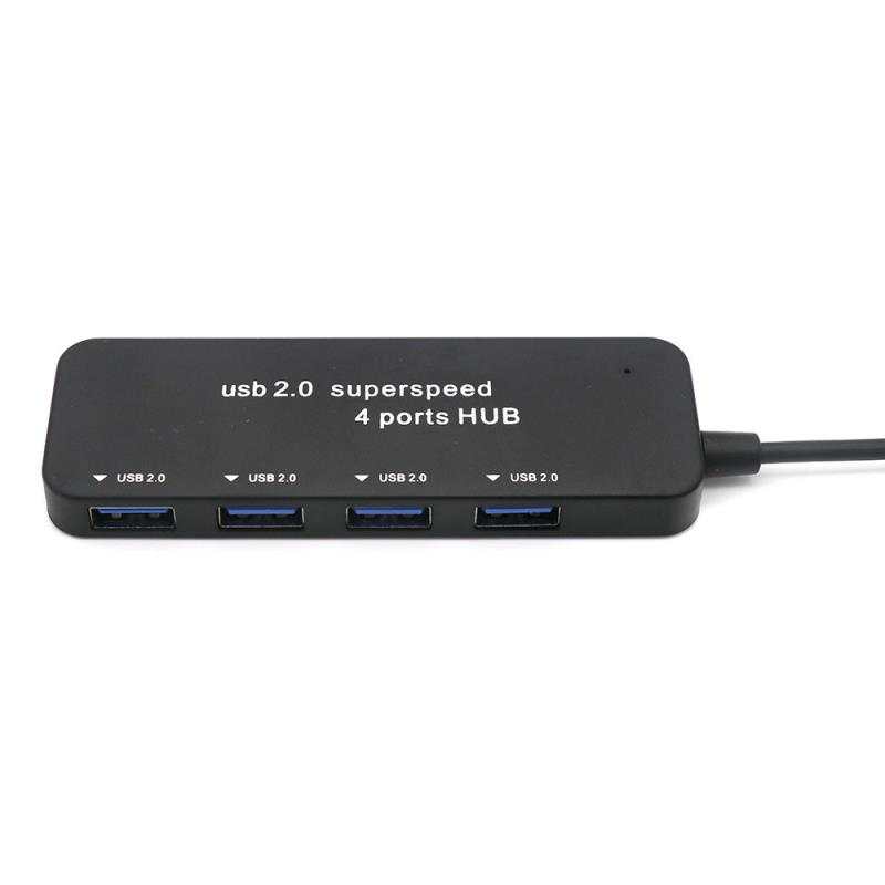 5Pcs/Lot USB 2.0 Compact Portable High Speed HUB Support Multiple USB Device Hub for PC Laptop 4 Ports Extension Adapter