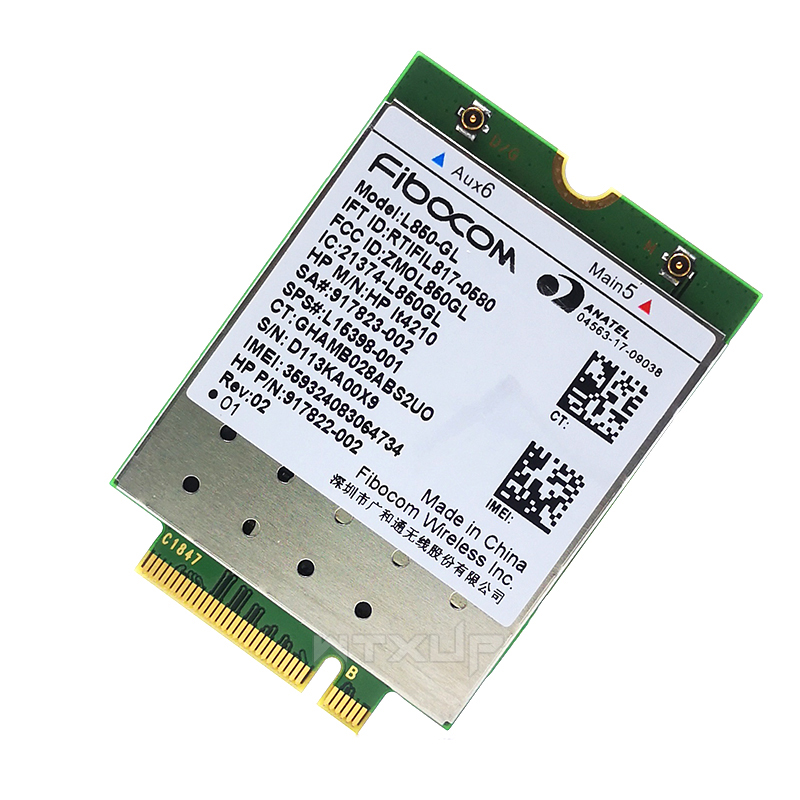 L850-GL Fdd Tdd Lte 4G Card Wwan Mobiele Module Sps #917823-001/L15398-001 Voor Hp LT4210 430 440 450 G5 Notebook