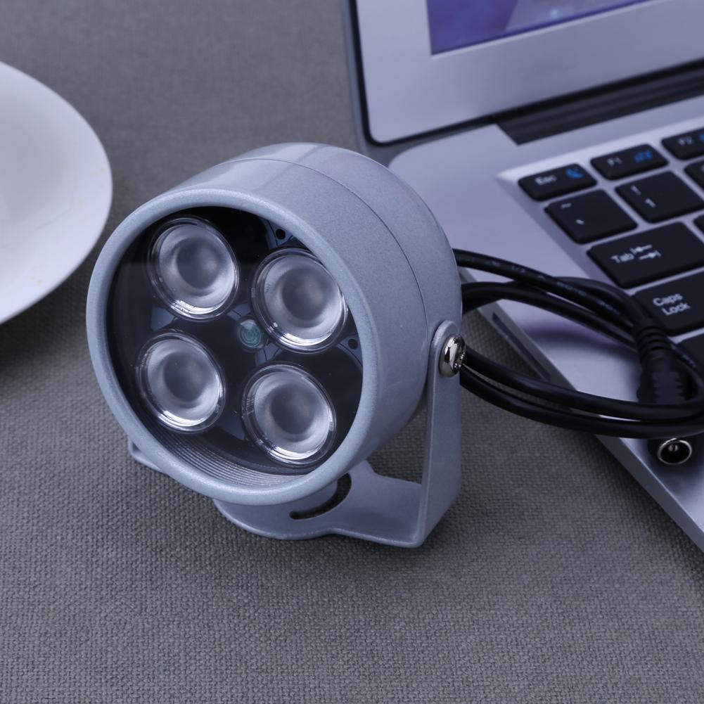 IR Floodlight DC 12V 2A Infrared IR Illuminator CCTV Security Night Vision Floodlight Light Sensitive Work Mode