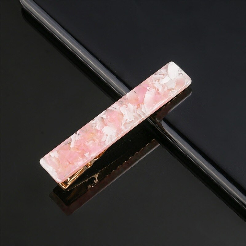 Vrouwen geometrische haarspeldjes glanzende tinfolie pailletten haarspelden schattige haarspeldjes voor meisjes haaraccessoires: C8