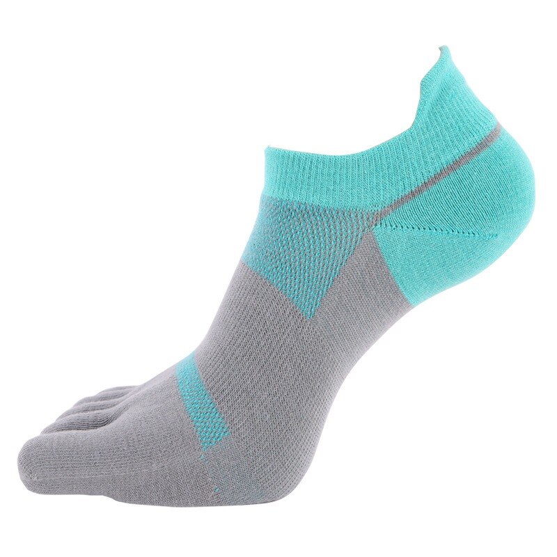 Calzini Toe Socks Donna Cinque Dita - Traspiranti, Antishock, Caviglia per Yoga, Corsa, Ciclismo: Blu