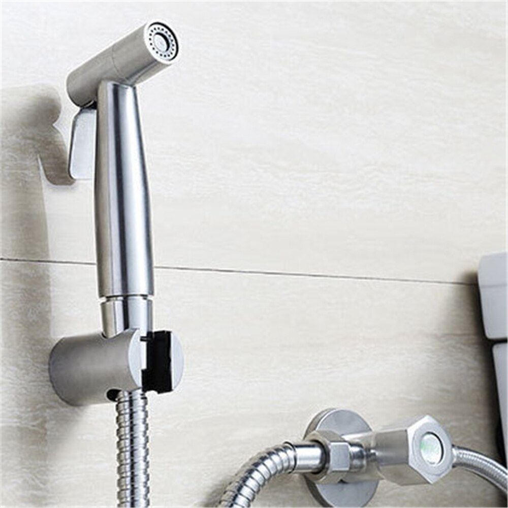 Handheld Toilet Bidet Sprayer Stainless Steel Hand Bidet Faucet Hand Sprayer Shower Head Bathroom Kitchen Faucet Accessories