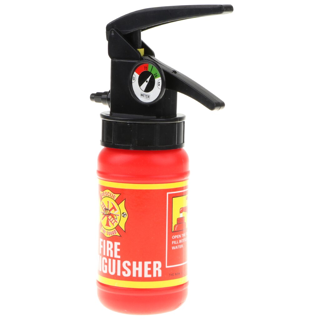 Kids Fireman Costume Fire Extinguisher Toy Boy Pretend Halloween Fancy Dress