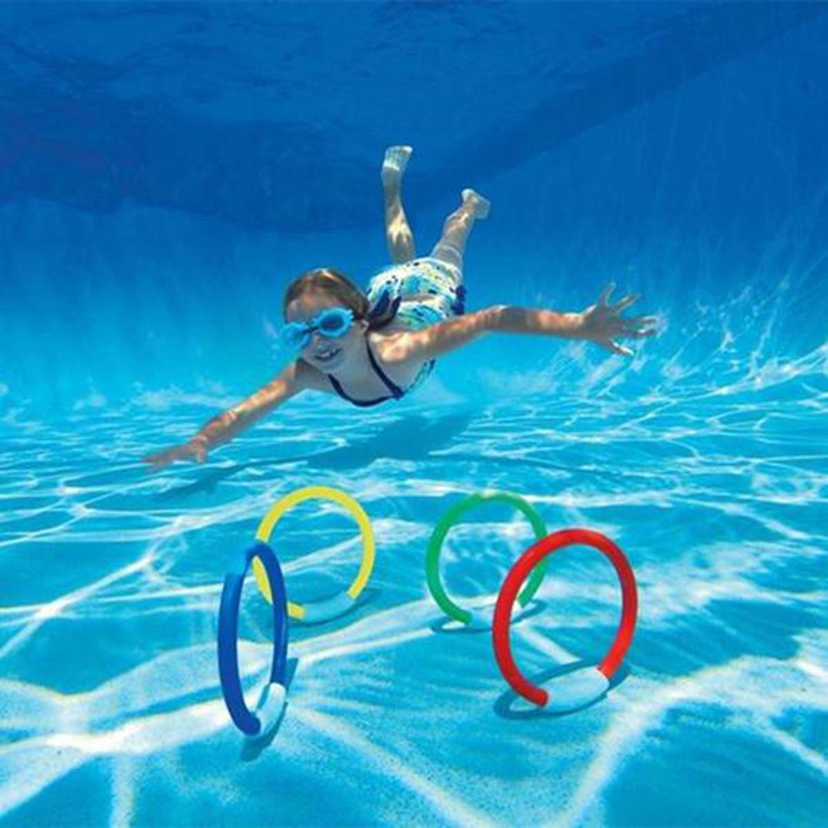 32/35 stk swimmingpoollegetøj med dykningsring tang sommerlegning vandbassin kaster dykkerspillegetøj til børn