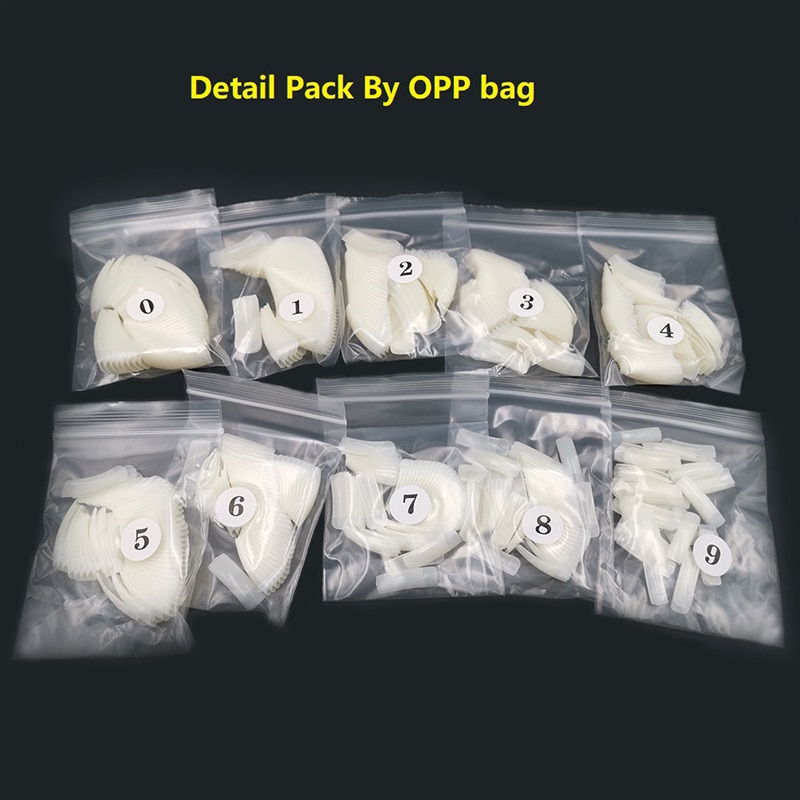 Finger queen 500 stuks verpakking met puntige, adelaarsvormige nepnagels, ultradunne adelaarsklauw nepnageltips, natuurlijke tip van acryl