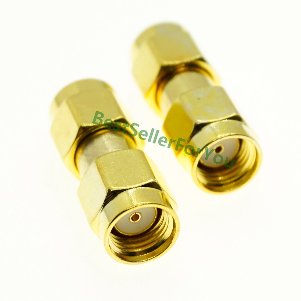 RP SMA male plug To RP-SMA male Straight RF connector Adapter