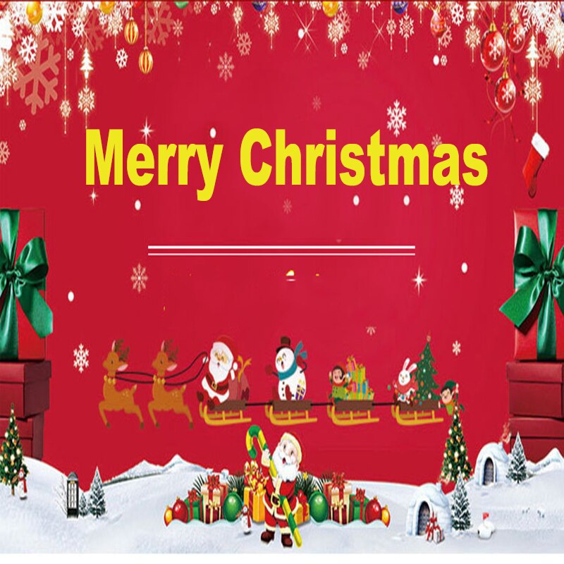 Christmas Stickers Decorations Paste Glass Electrostatic Stickers Christmas Decoration Year Decorations Christmas Wall Art
