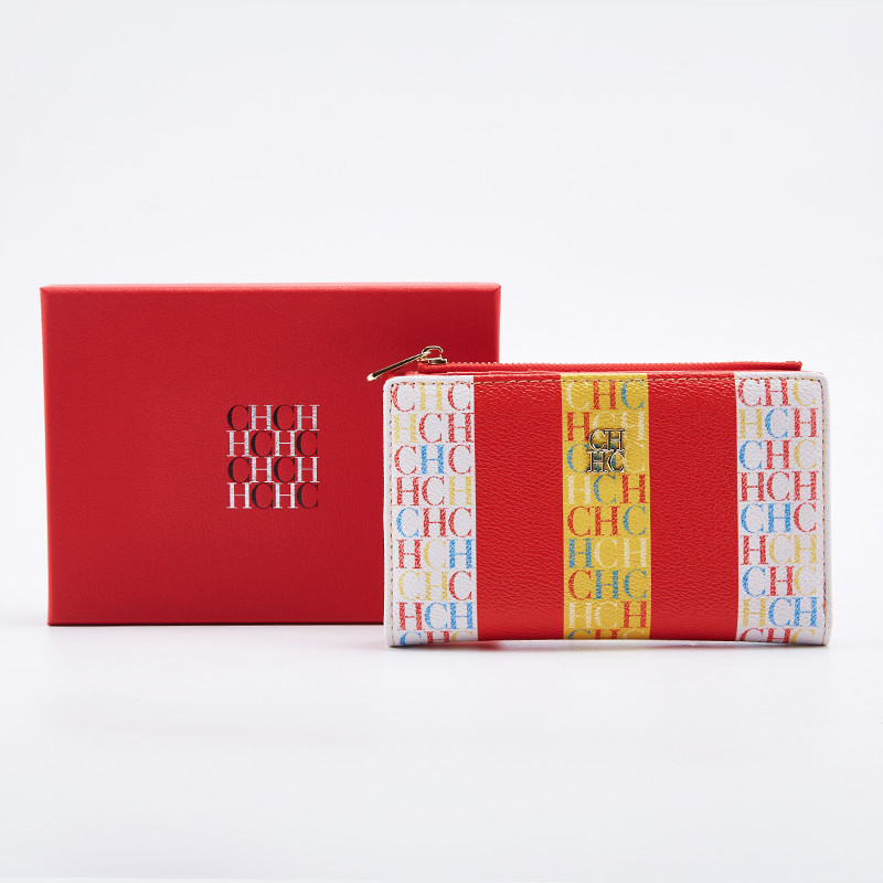 CH Cartoon Pattern Printed Wallet Tiny Portable Ladies Coin Purse Fashionable Suitable for Many Occasions Ladies Use