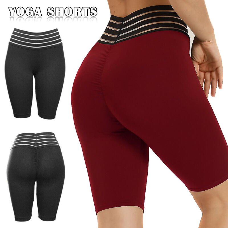 Kvinder yoga skinny sport shorts skinny daglige gym kort løb afslappet elastisk høj talje solid shorts calzas deportivas mujer