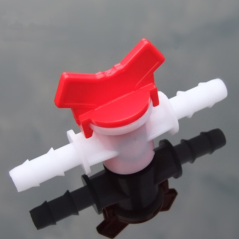 1PC 3.5 4 6 8 10 12MM Water regulator water flow switch Water stop valve for 3-12MM hose Silica gel tube