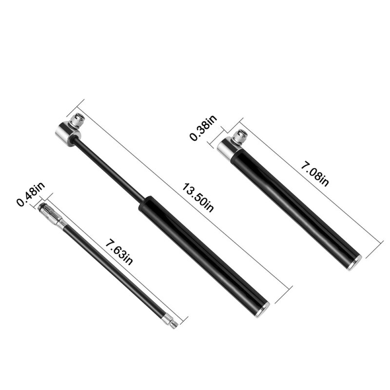 Mini Bike Pump Portable Bicycle Frame Pump Mountain Bicycle Tire Pump Glueless Puncture Repair Kit bike accessories