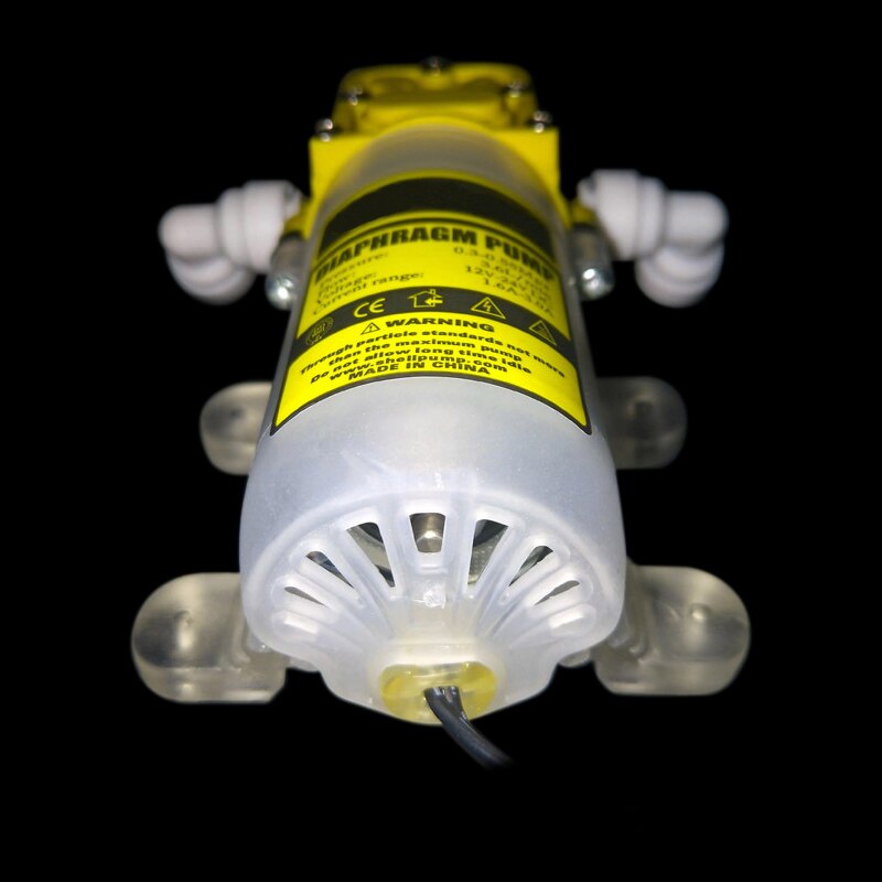 DC 12V/24V 30W Miniature Diaphragm Water Pump High Pressure Diaphragm Self Priming Pump For Water Purifier/Car Wash
