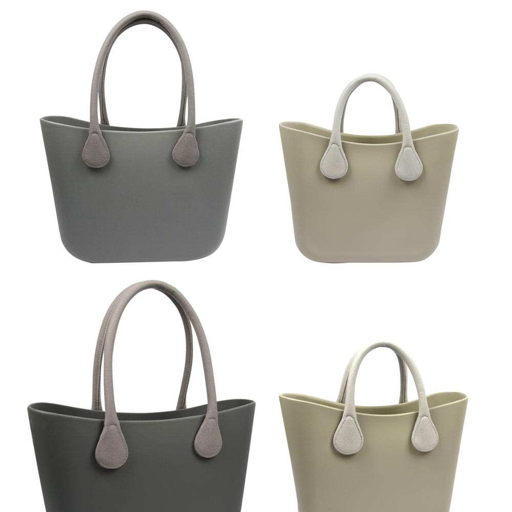 Tanqu lange korte ronde effenkleurige canvas stoffen handgreep voor obag classic mini o bag dames #39