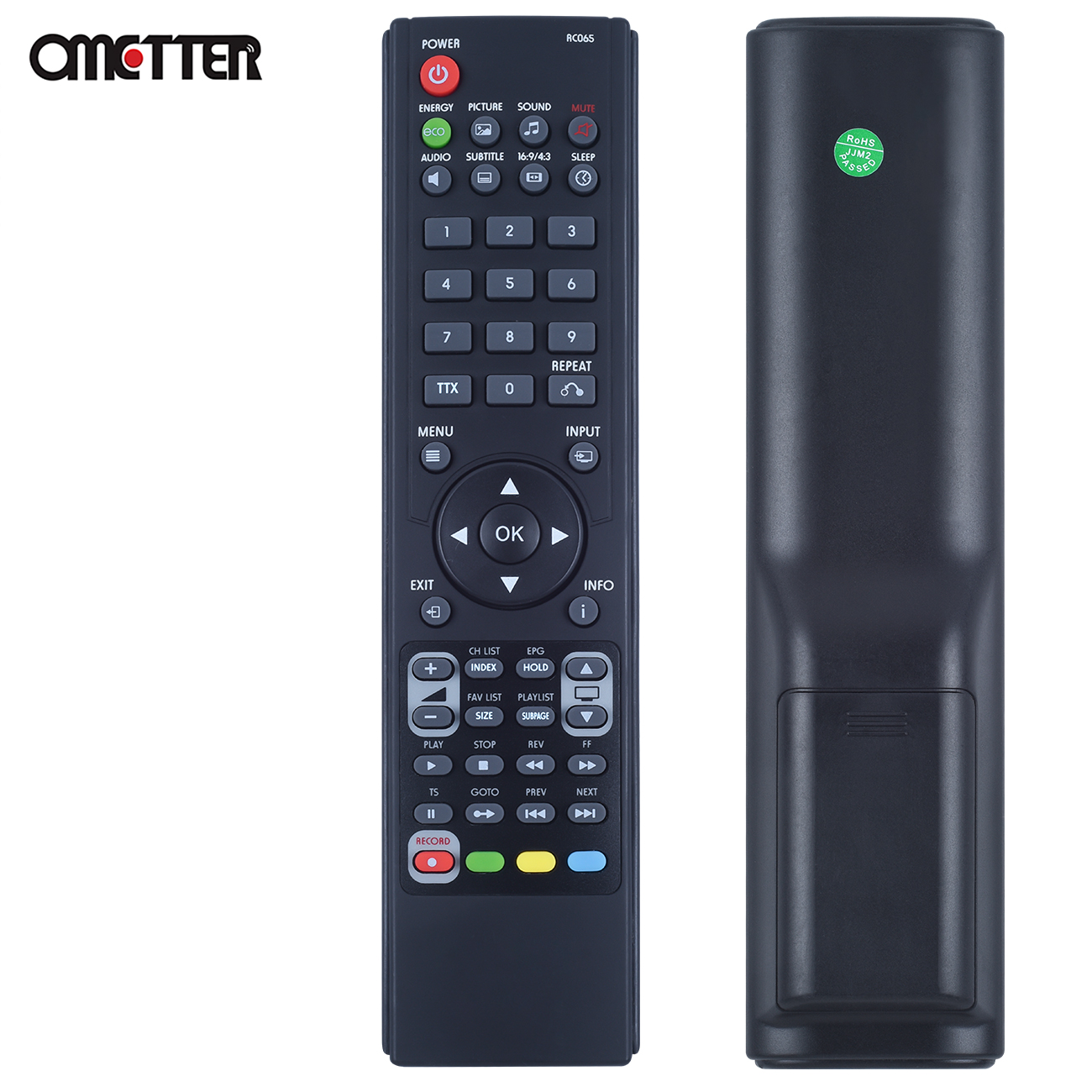 Remote Control for BLU:SENS LCD LED TV RC065 Controller